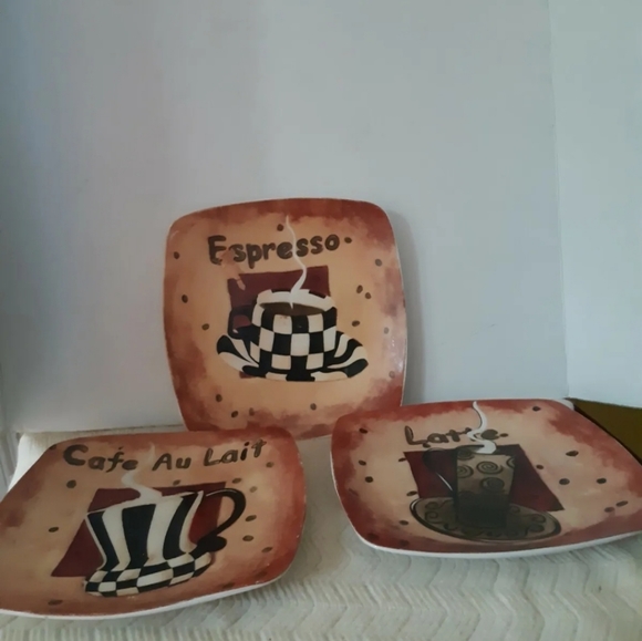 Gryphonware set of 3 Cups Whit 3 dessert plates look new - Picture 4 of 11